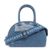 Denim skuldertaske Bowling