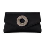 Elegant Juvel Clutch i Sort