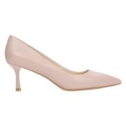 Elegante Beige Pumps med Spids Tå