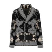 Herre Icon Bandana Print Cardigan