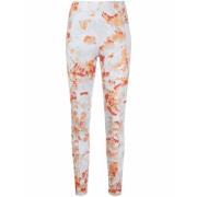 Blomsterprint leggings med moderne twist