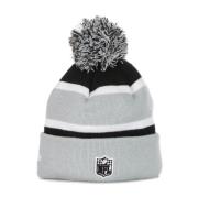 NFL Stribet Pom Pom Beanie Las Vegas Raiders