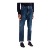 Mørk Vask Stræk Denim Jeans