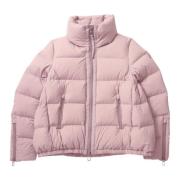 Pink Oversized Kort Dunjakke