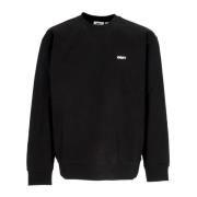 Sort Letvægts Crewneck Sweatshirt Bold Box Fit