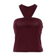 Burgundy Zineba Top