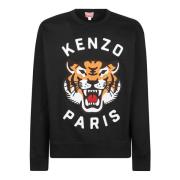 Broderet Tiger Oversize Sweatshirt