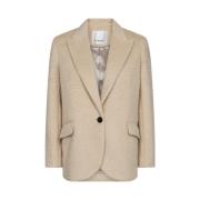 Luksus Fluffy Oversized Blazer