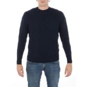 Marine Strik Rund Hals Sweater