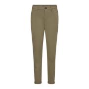 Klassiske chinos med mid-rise talje