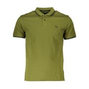 Grøn Kontrast Poloshirt