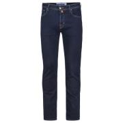 Slim Fit Denim Jeans med Broderi