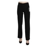 Elegant Sort High Waist Straight Bukser