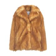 Luksuriøs Faux Fur Shearling Jakke