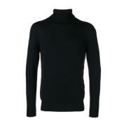 Sort Merinould Turtleneck Sweater