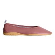 Rød Ballet Flats