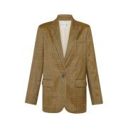 Prins af Wales Blazer Brun