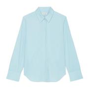 Almindelig fin corduroy bluse