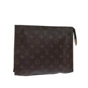 Pre-owned Coated canvas louis-vuitton-tasker