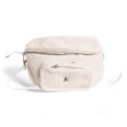 Krøllet Fleece Bum Bag, Moonbeam