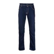 Indigo Blå Straight-Leg Jeans