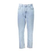 Højtaljede Tapered Bomuldsjeans