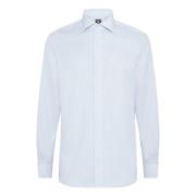 ULTIMATE NON IRON Slim Fit Stribet Bomuldstwill Skjorte