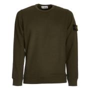 Moss Børstet Bomuld Fleece Sweatshirt