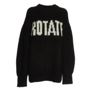 Sort Striktrøje Sweater AW24