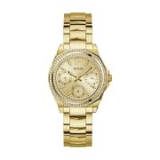 Kvinders Multifunktionelle Armbåndsur RITZY guld 36 mm GW0685L2