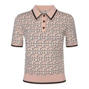 Beige Logo Polo Shirt