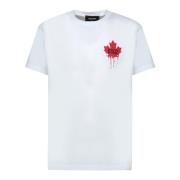 Hvid Leaf Logo T-Shirt