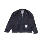 Vintage Denim Blouson Jacket Sort