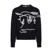 Sort og hvid sweater