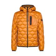 Orange Geometrisk Dunjakke AW24