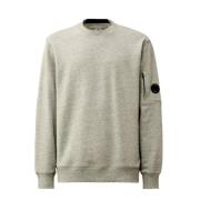 Linse Detalje Sweatshirt i Greystone Melange