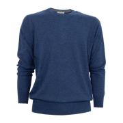 Royal Blue Cashmere Silk Sweater Slim Fit