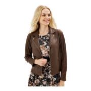 Brun Jakke Blazer Stilfuld Model