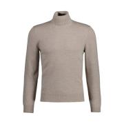 Basis Ribstrikket Turtleneck Sweater