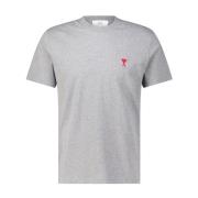 Klassisk T-shirt med broderet logo