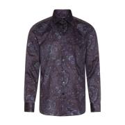 Paisley Mønster Casual Skjorte