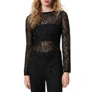 Sort Blonde Jacquard Sweater