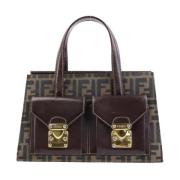 Pre-owned Canvas fendi-tasker