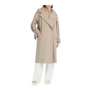 Beige Carter Trench Coat med Aftagelig Vest