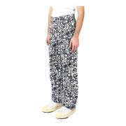 Blomstret Print Afslappet Fit Jeans