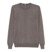 Brun Cashmere-Silkebluse