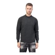 Alpaca og cashmere sweater i grå