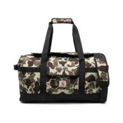 Camouflage Print Bum Bag med Logo Patch