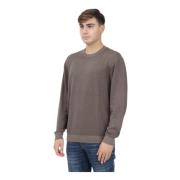 Geometrisk Brun Sweater