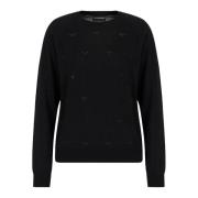 Rasata Crewneck Sweater med Micro Strass